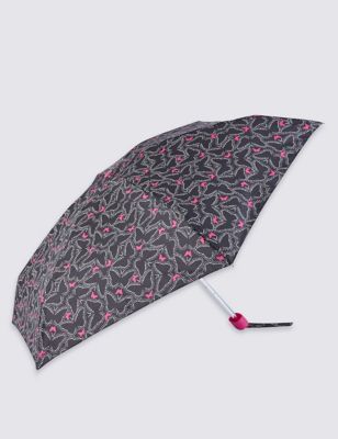 Butterfly Print Compact Umbrella with Stormwear&trade;